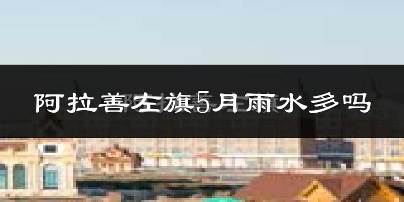 阿拉善左旗5月雨水多吗?