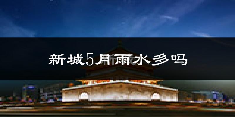 新城5月雨水多吗?