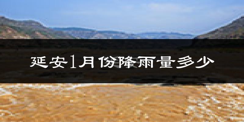 延安1月份降雨量多少?延安一月下雨多吗?