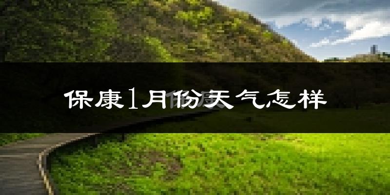 保康县1月份天气如何?很冷吗?