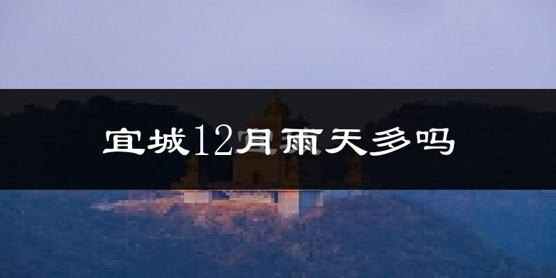 宜城12月雨天多吗?