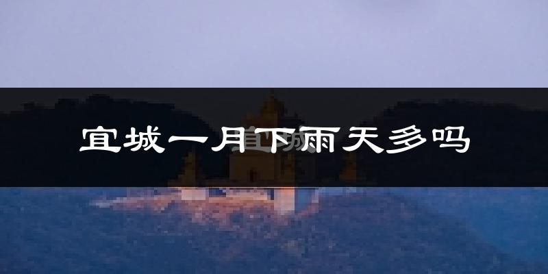 宜城一月下雨天多吗?宜城1月份降雨量多少?