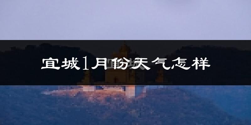 宜城市1月份天气如何?很冷吗?