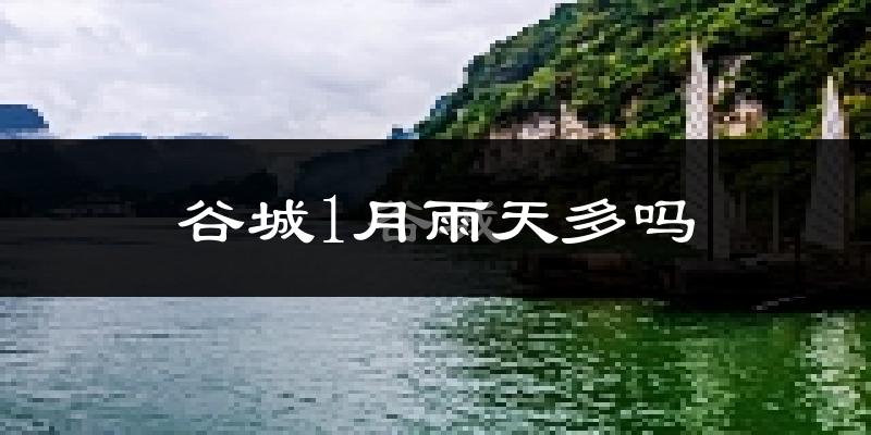 谷城1月雨天多吗?