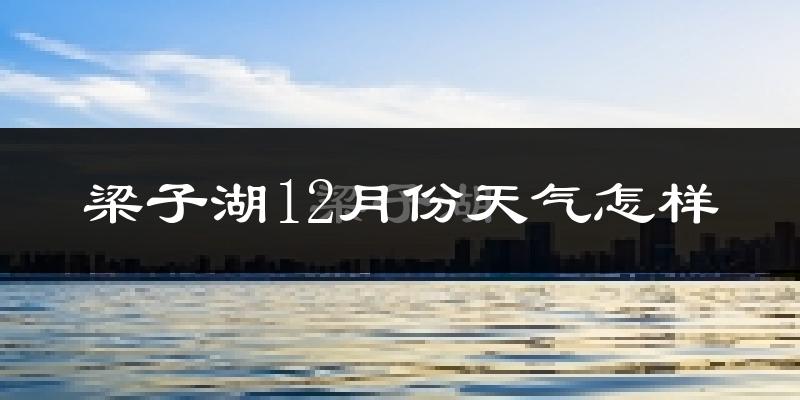 梁子湖12月份天气怎样?梁子湖十二月冷不冷?