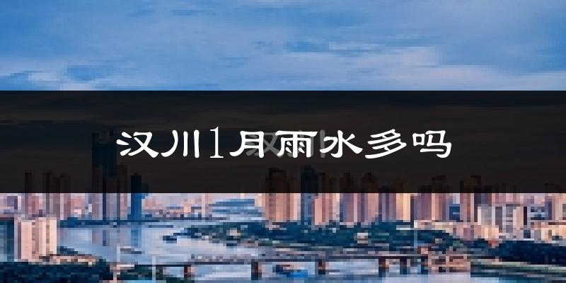 汉川1月雨水多吗?