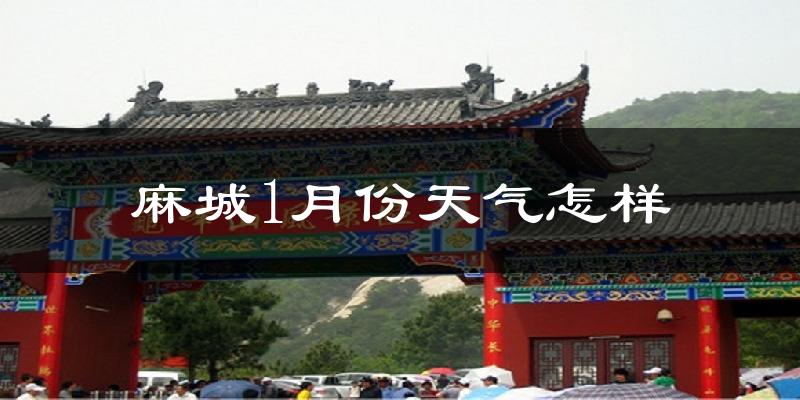 麻城市1月份天气如何?很冷吗?