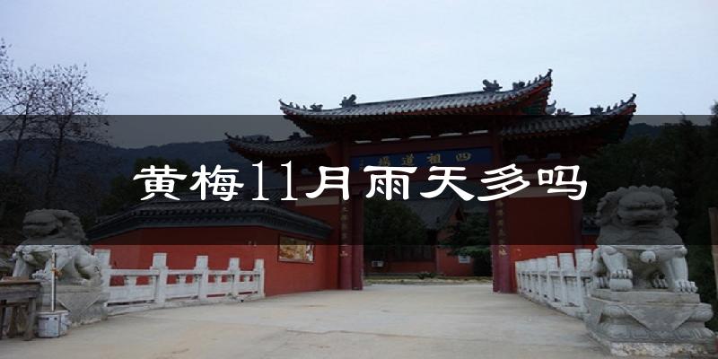 黄梅11月雨天多吗?