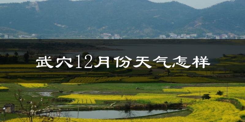 武穴12月份天气怎样?武穴十二月冷吗?