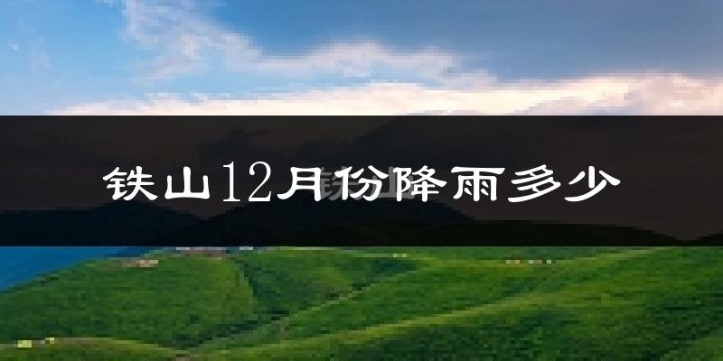 铁山12月份降雨多少?