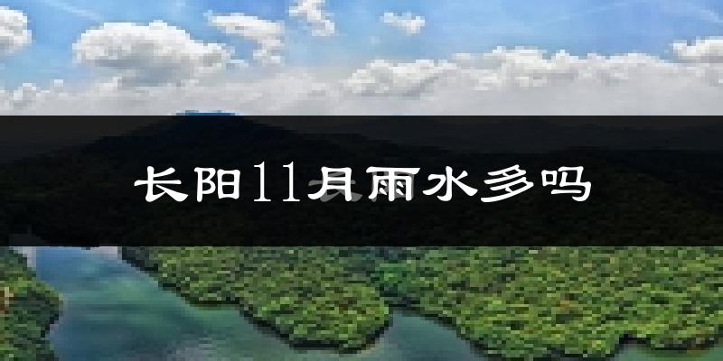 长阳11月雨水多吗?