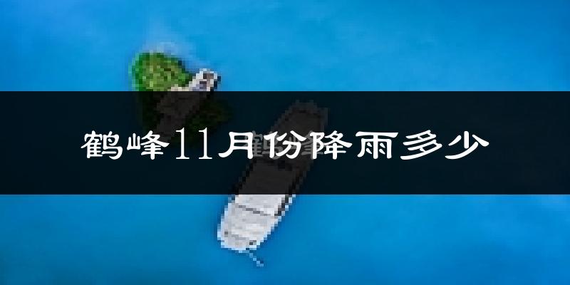 鹤峰11月份降雨多少?