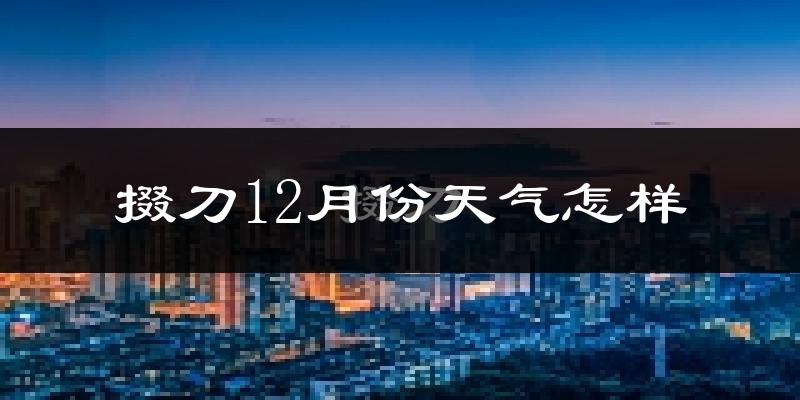 掇刀12月份天气怎样?掇刀十二月冷吗?